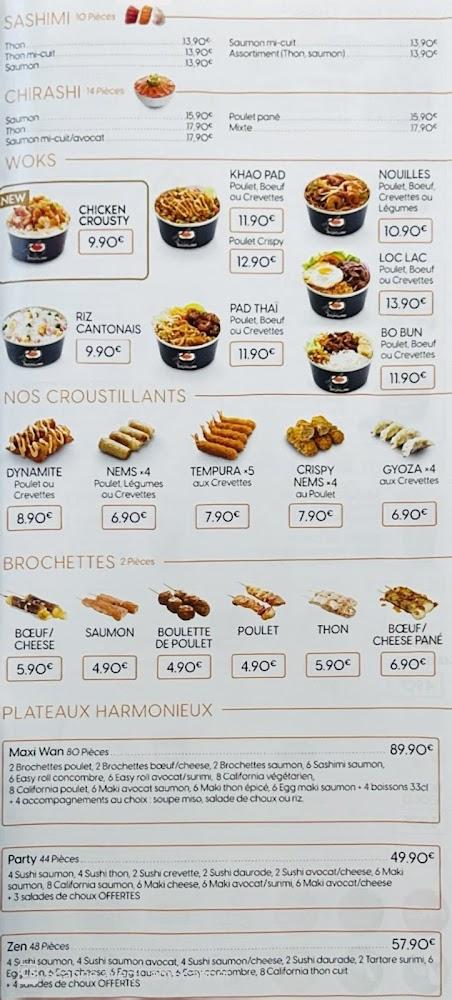 Sushi Wan Bezons - Menu Image 3